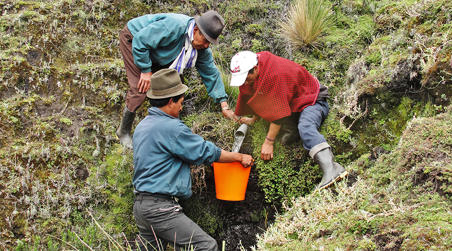 Ecuador, Urku Ñan, camino del cerro