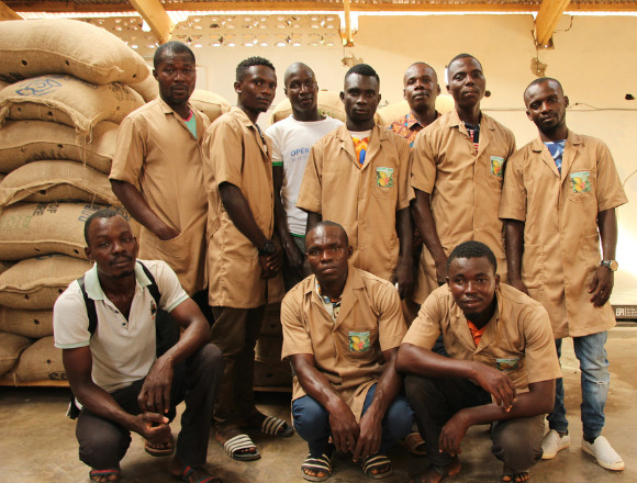 Producteurs de cacao de la coopérative Kany