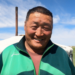 Éleveur nomade en Mongolie