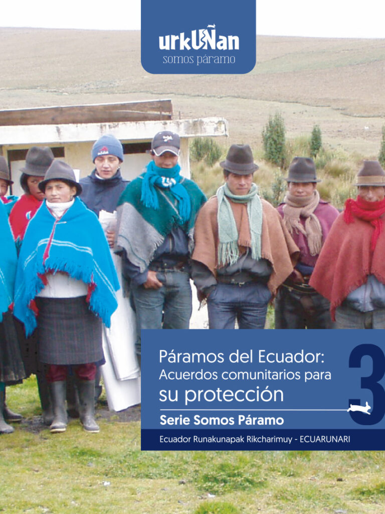 La serie de publicaciones “Somos Páramo” es un conjunto de siete documentos que buscan aportar insumos actualizados al diálogo político