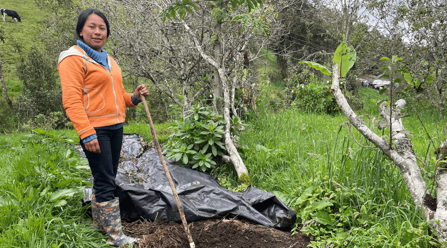 Femme paysanne de la communauté Pasto