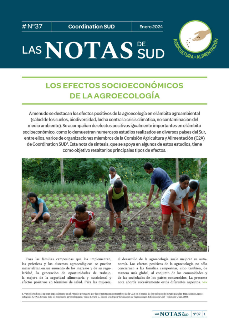 LOS EFECTOS SOCIOECONOMICOS DE LA AGROECOLOGÍA