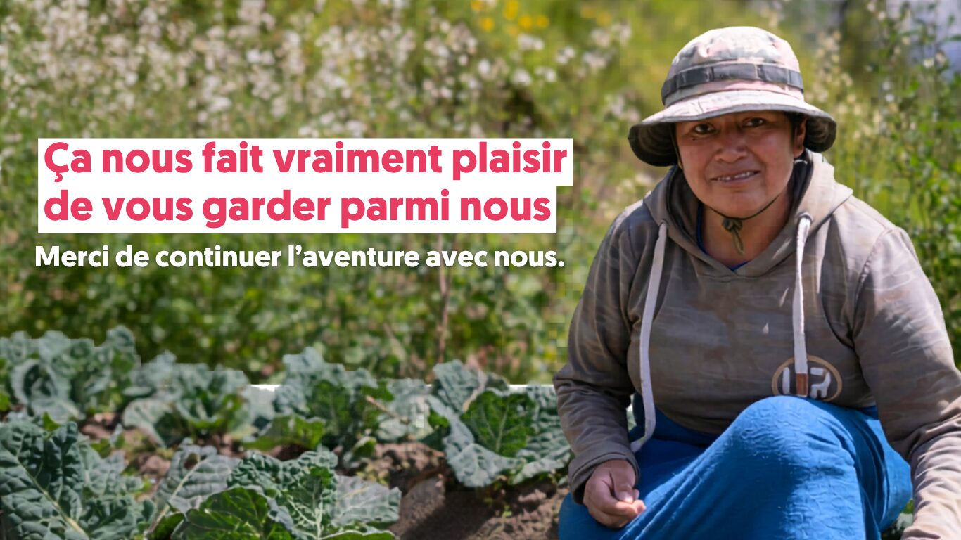 Ça nous fait vraiment plaisir de vous garder parmi nous. Merci de continuer l'aventure avec nous.